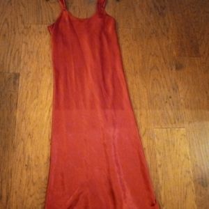 NEW Enchanting MEDIUM Solid Red 40" Midi Lingerie